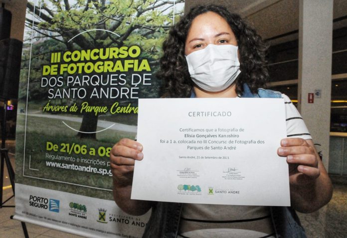 A vencedora do 1º lugar no concurso foi Elísia Gonçalves Kanashiro. Foto: Angelo Baima/PSA