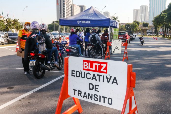 Iniciativa contará com blitz educativa voltada para motociclistas e pedestres em todo território da cidade. Foto: Divulgação/PMSBC