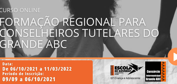 Consórcio ABC abre inscrições para nova formação Curso é uma iniciativa da Escola de Governo e Desenvolvimento Regional. Arte: Divulgação/Consórcio ABC