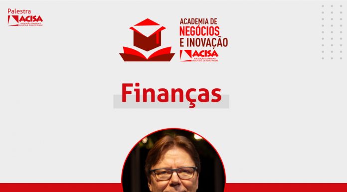 Finanças é tema de live Palestra será no próximo dia 28/09. Arte: Divulgação/ACISA