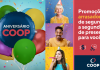 COOP celebra mais um ano de história Cooperativa lançou uma campanha especial para comemorar a data. Arte: Divulgação/COOP