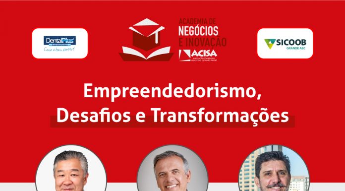 ACISA promove última live sobre empreendedorismo Evento será nesta quinta-feira, 28/10. Arte: Divulgação/ACISA