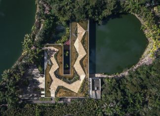 Inhotim celebra aniversário com presente aos visitantes Vista aérea do Centro de Educação e Cultura Burle Marx no Instituto Inhotim. Arquitetos Associados. Foto: Brendon Campos