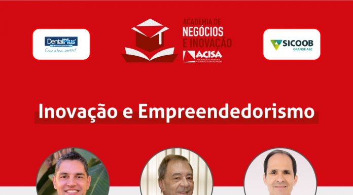 ACISA debate novo assunto sobre negócios Evento faz parte do segundo episódio de lives para empreendedores. Arte: Divulgação/ACISA