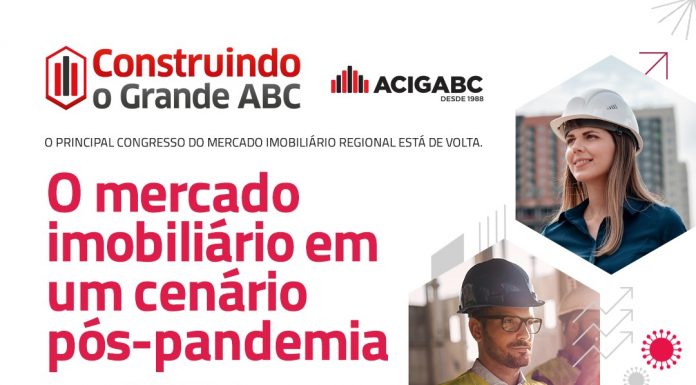 Setor imobiliário se reunirá em congresso no ABC Evento será presencial. Arte: Divulgação
