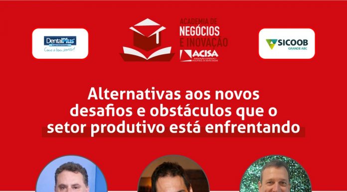 ACISA promove mais uma palestra online Live será na próxima quinta-feira, 04/11. Arte: Divulgação/ACISA