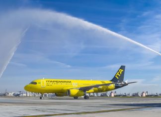 Itapemirim Transportes Aéreos inicia novos voos Voo para o aeroporto do Galeão, no Rio de Janeiro, é o primeiro da ITA a partir de Congonhas. Foto: Divulgação