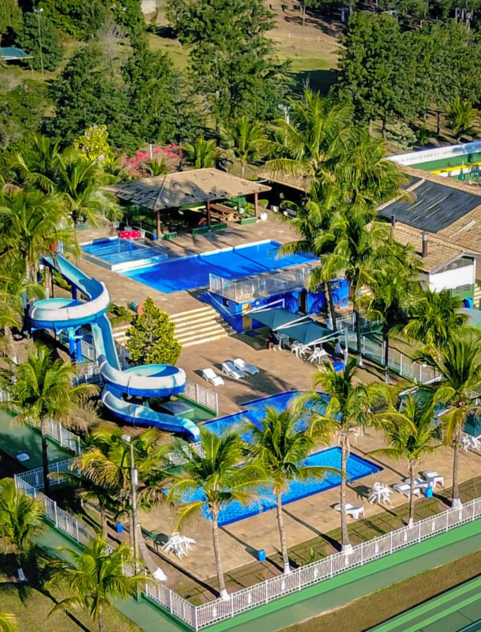 Parque aquático do Brotas Eco Hotel Fazenda. Foto: Divulgação