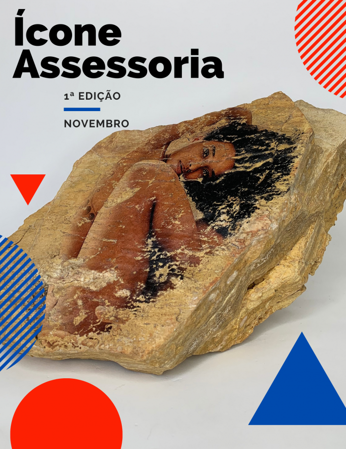 Capa da 1ª edição da ícone Assessoria, revista digital de artes visuais. Foto: Divulgação