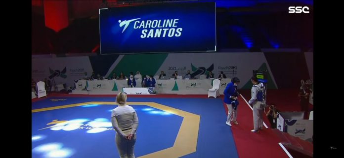 Disputa foi Mundial Feminino de Taekwondo na Arábia Saudita. Foto: Divulgação