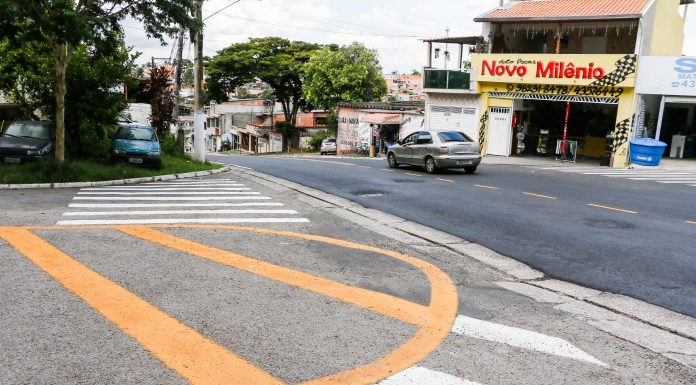 Obras na Estrada Galvão Bueno entram na reta final Trecho de 2,5 km da via, que vai do Rodoanel até o Parque Los Angeles, passando ainda pelo Jardim Represa, está sendo contemplado com troca da malha viária e nova sinalização. Foto: Gabriel Inamine/PMSBC