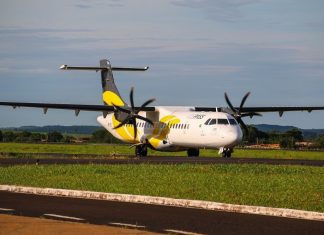 VOEPASS Linhas Aéreas inicia voos na Rota das Emoções Frota da VOEPASS é formada por aeronaves ATR72 e ATR42. Foto: Guilherme Oliveira