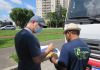 Semasa realiza blitz com orientações ambientais Em parceria com o DET, GCM e a Polícia Militar, operação ocorreu em dois pontos da cidade. Foto: Divulgação/Semasa