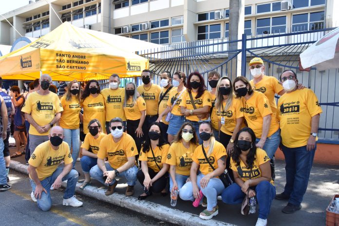 Equipe de Amarelinhos do Colégio Singular e Singular Anglo. Foto: Divulgação