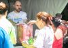 Fundo Social distribui milhares de cestas de Natal Ao todo, 9,5 mil cestas serão distribuidas. (Foto tirada antes da pandemia). Foto: Letícia Teixeira/PMSCS