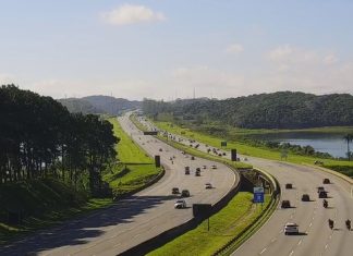 Rodoanel registra milhares de veículos no Natal Rodovia Anchieta-Imigrantes sentido litoral. Foto: Divulgação/SPMar
