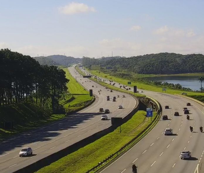 Rodovia Anchieta-Imigrantes sentido litoral. Foto: Divulgação/SPMar