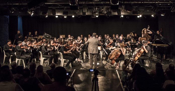 Orquestra Sinfônica Jovem. Foto: Leonardo Souzza - foto tirada antes da pandemia