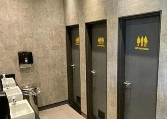 Projeto de Lei proíbe sanitários e vestiários “multigêneros” Sanitários multigêneros podem ser utilizados por pessoas de ambos os sexos. Foto: Divulgação