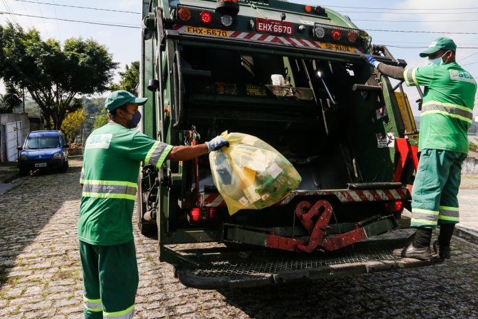 No ano passado, Departamento de Limpeza Urbana atingiu marca de 12 mil toneladas de resíduos encaminhados para reciclagem. Foto: Omar Matsumoto/PMSBC