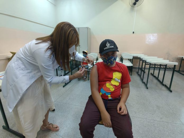 Imunização das crianças em Ribeirão Pires acontecerá na Escola Municipal Engenheiro Carlos Rohm I. Foto: Divulgação/PMRP
