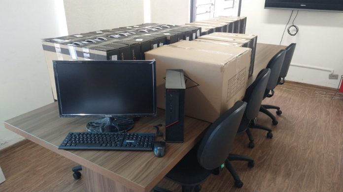 Secretaria adquiriu 12 novos computadores para qualificar atendimento ao munícipe. Foto: Divulgação/PMRP