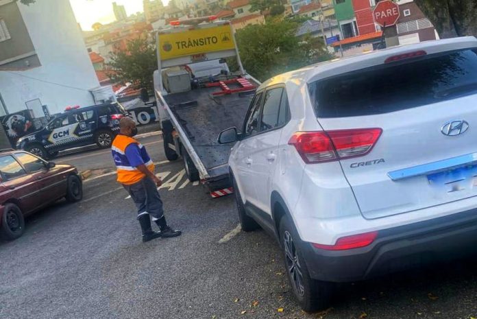 Hyundai Creta havia sido furtado. Foto: Divulgação / GCM / PMSCS