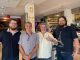 Irmão de Bolsonaro visita o 7 Mares Wesley Calcin, Renato Bolsonaro(irmão do presidente), Simon Calcin e Simon Calcin Neto. Foto: Divulgação