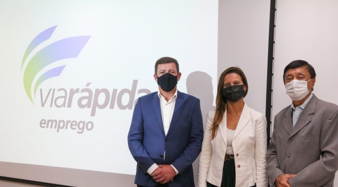 Parceria com o Estado gera novos cursos na região Anúncio contou com a presença do Prefeito de São Bernardo, Orlando Morando; da secretária estadual de Desenvolvimento Econômico, Patricia Ellen e do secretário de Desenvolvimento Econômico, Ciência, Tecnologia, Trabalho e Turismo, Hiroyuki Minami. Foto: Gabriel Inamine/PMSBC