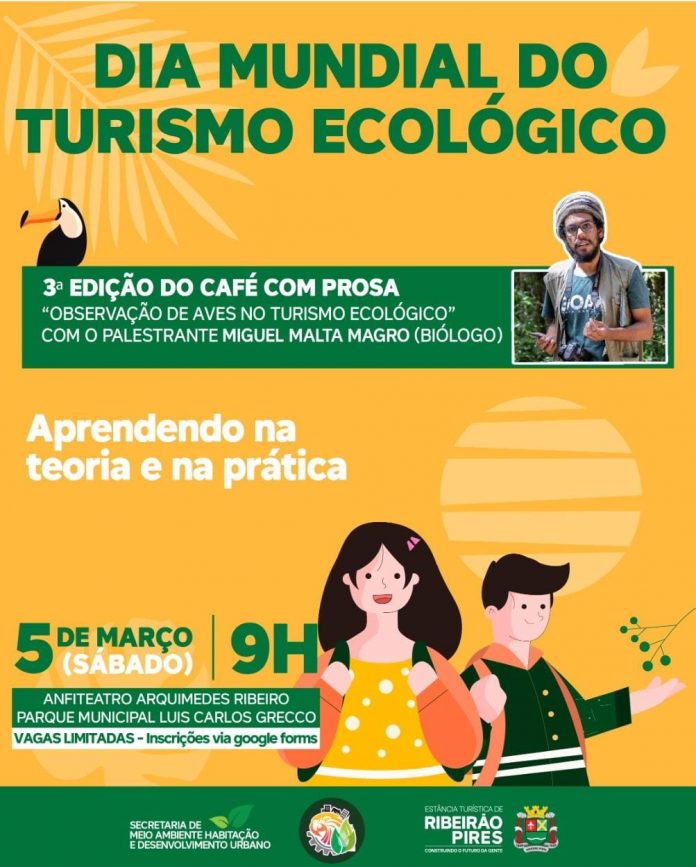 Café com Prosa abordará a observação de aves no Turismo Ecológico. Foto: Divulgação/PMETRP