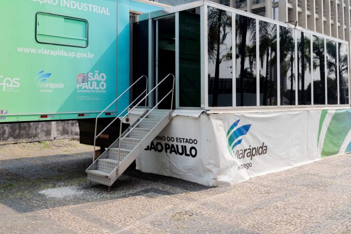 Carreta itinerante ficará estacionada no estacionamento da Prefeitura de Santo André. Foto: Alex Cavanha/PSA
