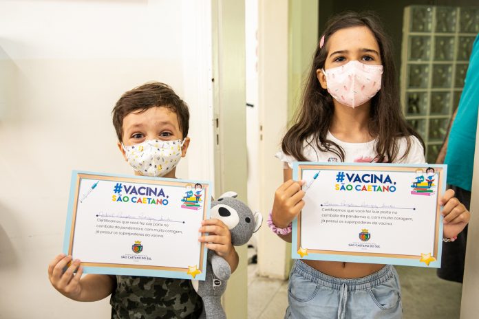 Cidade promoveu o DIa C de vacinação. Foto: Divulgação / PMSCS