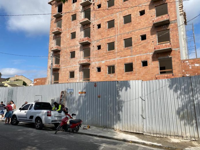 Construção no Parque das Nações foi lacrada devido irregularidades. Foto: Divulgação/PSA