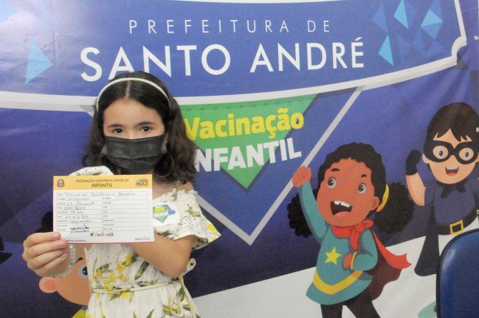 Agendamento deve ser feito para quem tem entre 6 e 11 anos sem comorbidades. Foto: Angelo Baima/PSA