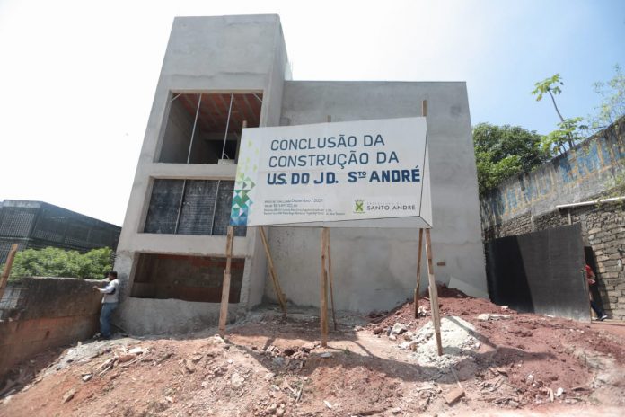 Equipamento no Jardim Santo André será entregue com estrutura ampliada dentro do padrão Qualisaúde. Foto: Alex Cavanha/PSA