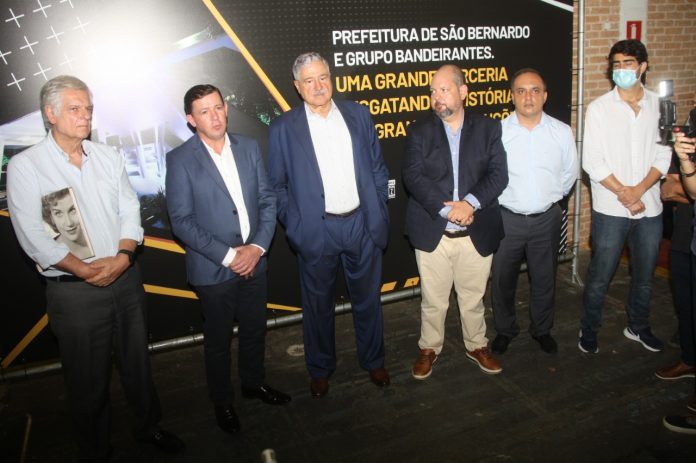 Caio Carvalho, Orlando Morando, João Carlos Saad, Rodrigo Salomon, Marcelo Lima e João Saad. Foto: Celso Lima/Revista Unick