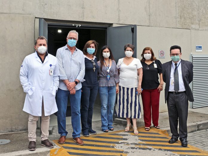 Carlos Fadel, Geraldo Reple, Regina Maura Zetone, Cibele Sequeira, Agnes Ferrari, Carmen Lúcia Simões e José Ramde Uchoa. Foto: Divulgação/FMABC