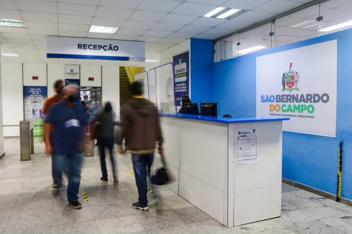 Recepção da Prefeitura de São Bernardo. Foto: Ricardo Cassin/PMSBC