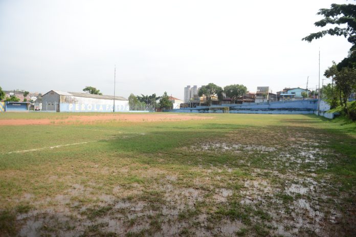 Campo de Futebol do Pérola FC. Foto: Ricardo Cassin/PMSBC