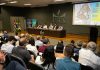 Confira resultados do Censo 2022 O evento, realizado no auditório do Campus Centro da USCS (Universidade Municipal de São Caetano do Sul), contou com a presença de representantes da administração pública municipal e do poder Legislativo, além de pesquisadores e imprensa. Foto: Letícia Teixeira / PMSCS