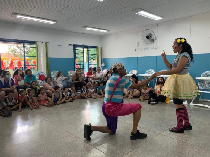 O espetáculo foi desenvolvido pelo serviço de Apoio Psicossocial Escolar (APSE) de Ribeirão Pires. Foto: Divulgação/PMRP