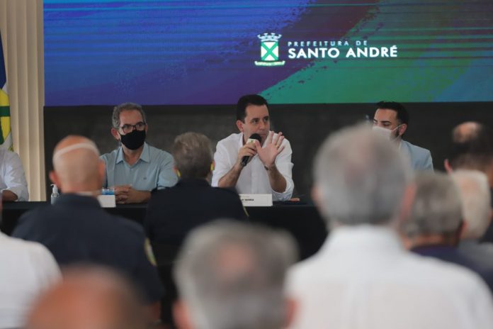 Primeira reunião do ano do Conselho de Segurança Municipal definiu diretrizes e próximos passos para aumentar a sensação de segurança da população. Foto: Alex Cavanha/PSA