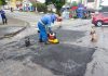 Av. Humberto de Campos recebe operação tapa buraco Neste mês, cerca de 150 reparos foram executados em diferentes regiões de Ribeirão Pires. Foto: Divulgação/PMRP