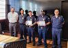 GCMs são homenageados por atuações de destaque Solenidade ocorrida nesta terça-feira marcou valorização dos agentes por contribuição ao combate à violência na cidade e a crimes ambientais. Foto: Divulgação/PMSBC