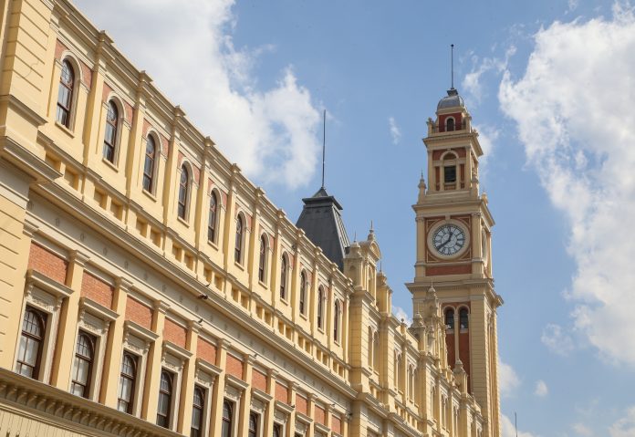 Fachada do Museu da Língua Portuguesa. Foto: Ciete Silvério