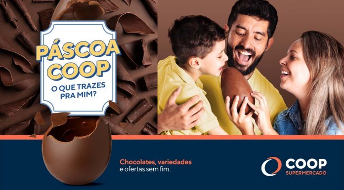 COOP lança novidade de Páscoa Promoção de Páscoa. Arte: Divulgação