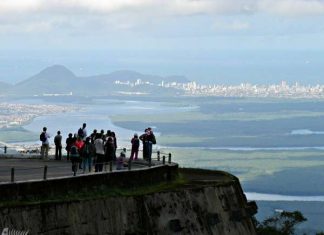 Parque Caminhos do Mar é uma sala de aula a céu aberto Curva do Uau - Parque Caminhos do Mar. Foto: Divulgação