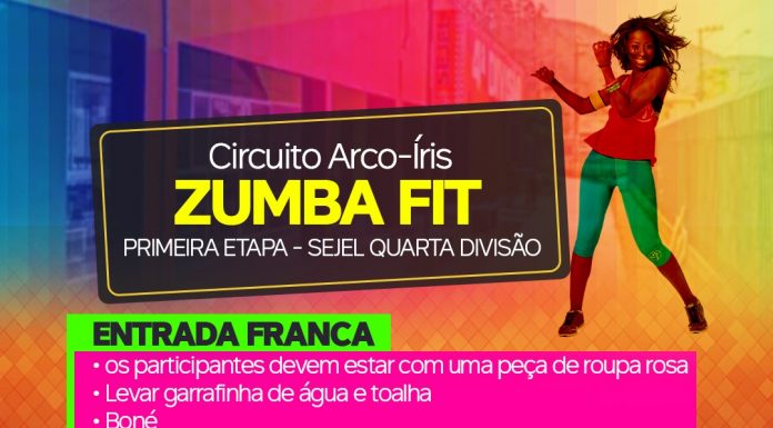 Ribeirão Pires terá aula de Zumba Fit Atividade será gratuita. Arte: Divulgação/PMRP