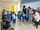 Alunos participam do Programa Saúde na Escola Objetivo desta etapa é orientar e avaliar os alunos dos ensinos Infantil, Fundamental e EJA sobre as boas práticas de Saúde Bucal. Foto: Divulgação/PMSBC