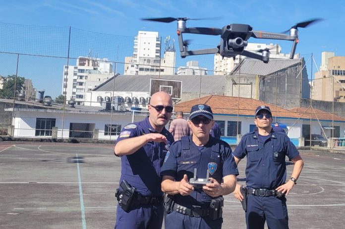 Agentes estiveram no curso de operação de drones. Foto: Ricardo Quiles / GCM / PMSCS